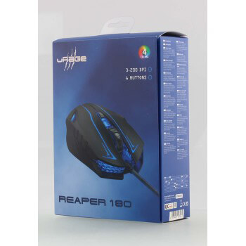 URAGE Mus Gaming Reaper 180 Optisk 3200dpi Svart