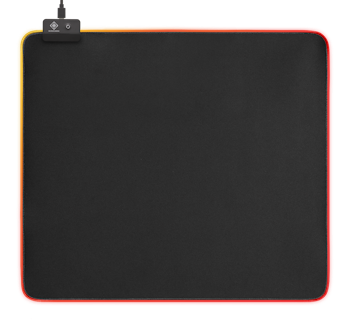 Deltaco Gaming RGB Musematte, 45x40cm, 6xRGB modes, 7xStatic modes, bla