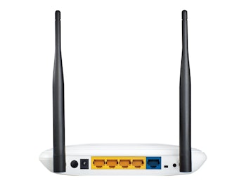 TP-LINK 300M-WLAN-N-Router + 4port-Switch