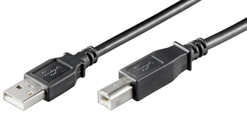 MicroConnect USB2.0 A-B Cable, 0.3m