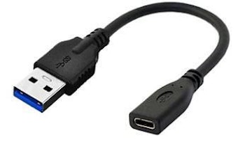 MicroConnect USB 3.0 A Male to USB-C Hun adapter, 0.2m