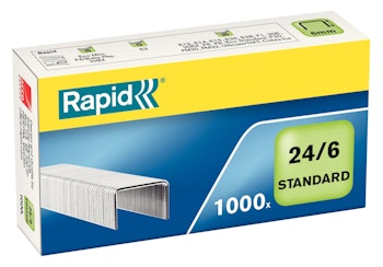 Rapid Stifter Standard 24/6 galv (1000)