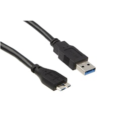 USB A til USB Micro-B kabel 1m sort 3.0