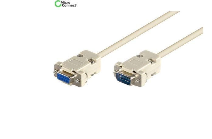 MicroConnect D-SUB 9-pin connection cable, 5m