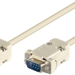 MicroConnect D-SUB 9-pin connection cable, 5m