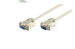MicroConnect D-SUB 9-pin connection cable, 10m