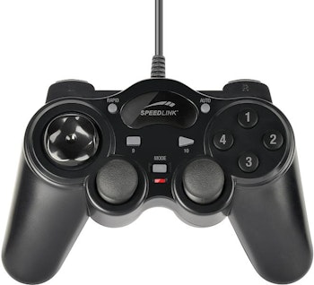 SpeedLink Thunderstrike PC Gamepad / handkontroll USB, Sort