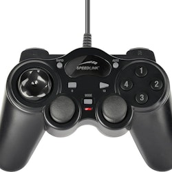 SpeedLink Thunderstrike PC Gamepad / handkontroll USB, Sort