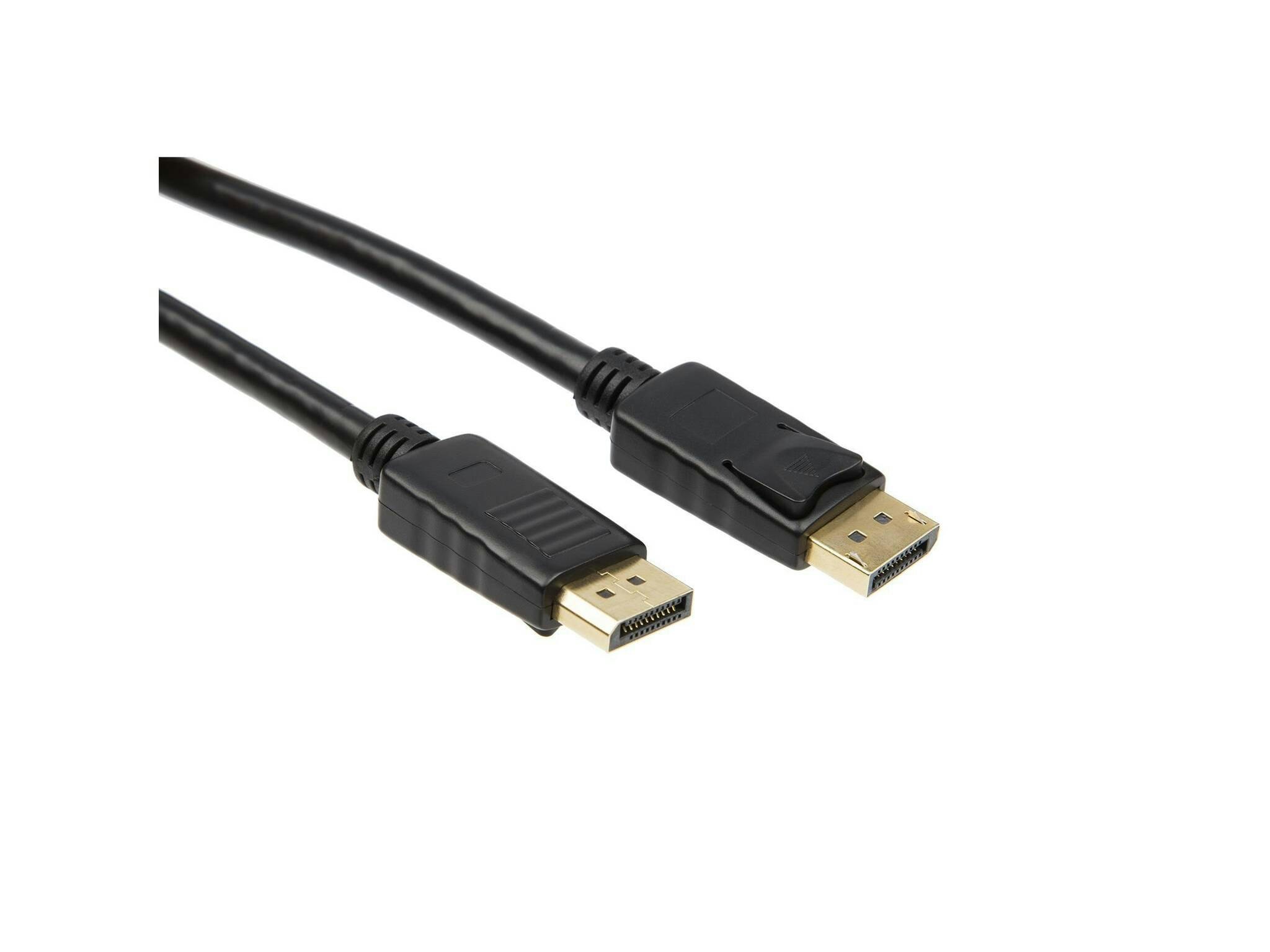 Displayport kabel 5m sort