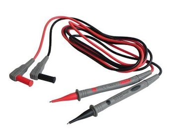 MÅLELEDNINGER MED 2MM SPISS FOR MULTIMETER ELLER POWERSUPPLIES