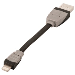 Sync og Ladekabel Apple Lightning - USB A Han 0.10 m Sort