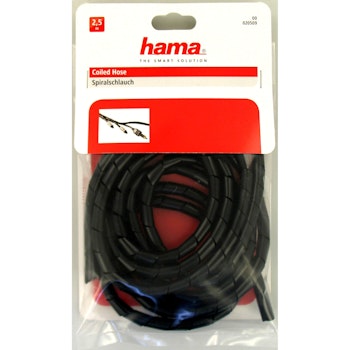HAMA kabelholder spiral svart