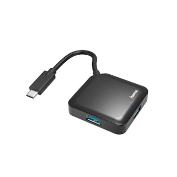HAMA Hub USB-C til 4x USB-A Porter 5 Gbit/s