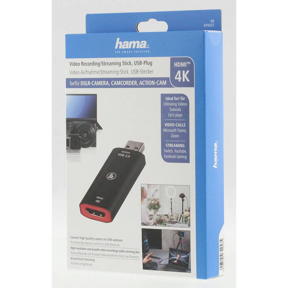 Capture Card USB HDMI 4K til 1080P USB-C-adapter