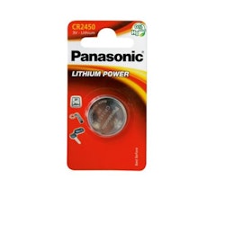 Panasonic CR2450 Lithium 3V Knappcelle batteri, 620MAH (1 STK blister)
