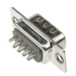 Loddbar Serial 9pin / DB9 male connector.