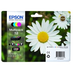 Epson 18 Multipakke Blekkpatron, CMYK, 15,1ML