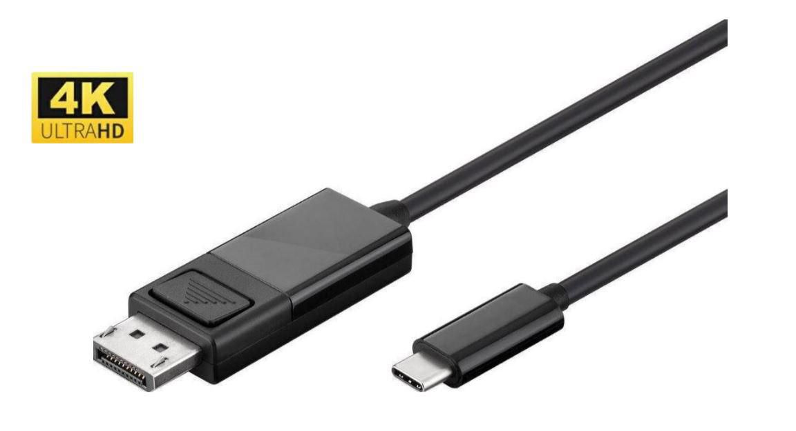 MicroConnect USB-C to DisplayPort adapter Cable 1m