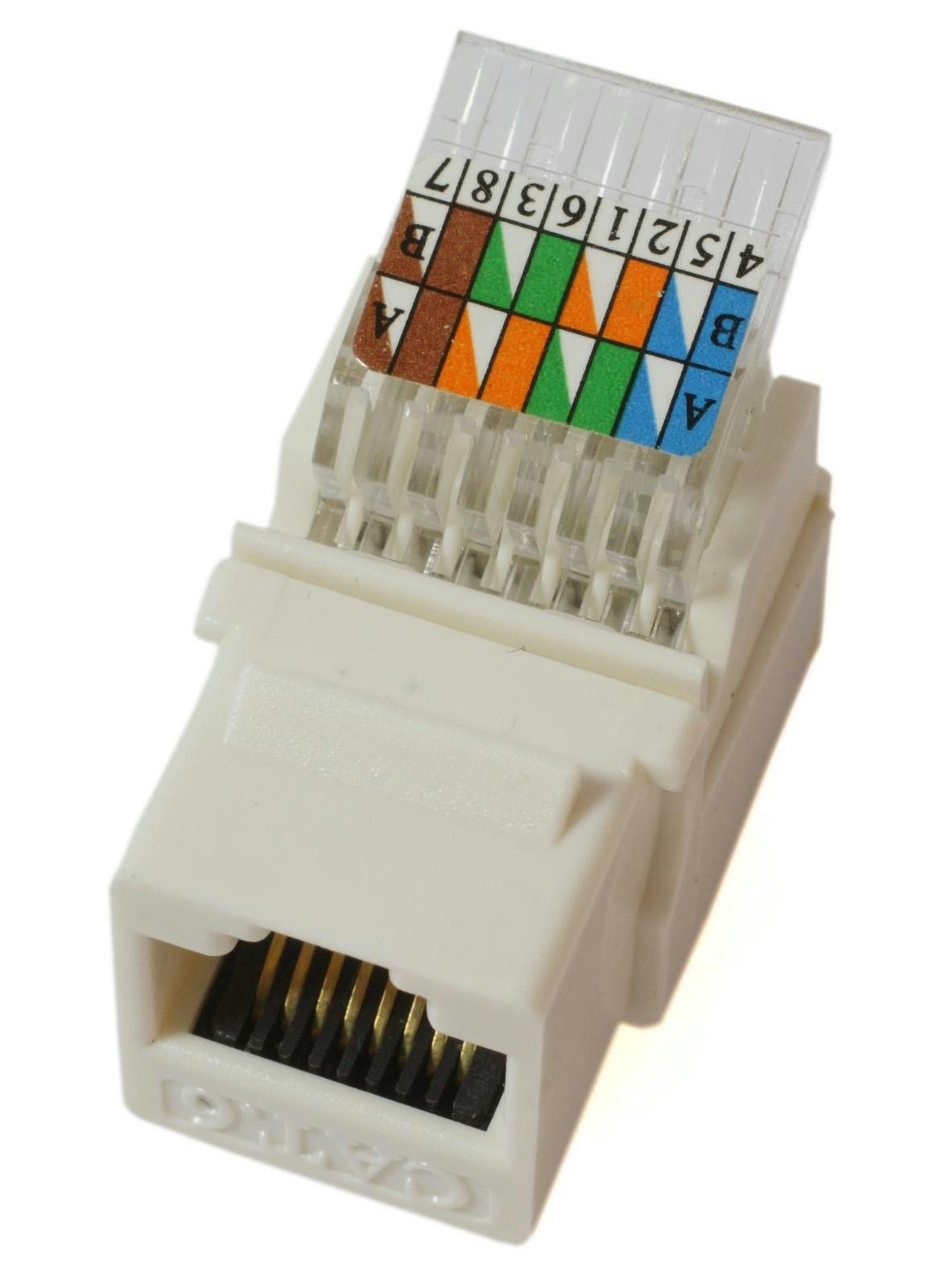 MicroConnect UTP Cat 6 Keystone Jack RJ45