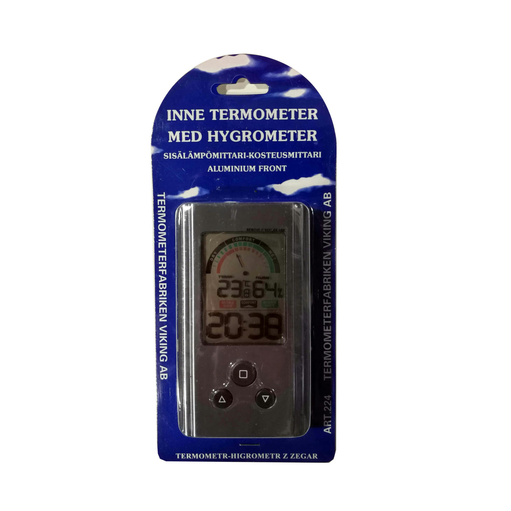 TERMOMETERFABRIKEN Termometer Digital & Hygrometer 433109