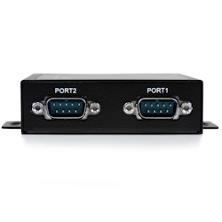 2 Port Wall Mountable USB to Serial Adapter Hub with COM Retention ICUSB2322X