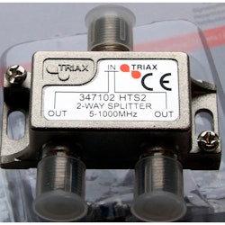 Triax 2 veis Fordeker med F-Connector kontakt