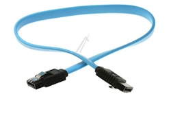 SATA kabel 0,3m blå  6GB/S SATA III med metallfeste