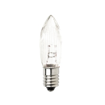 Julelys pære / E10 3,4V 0,68W 3pack