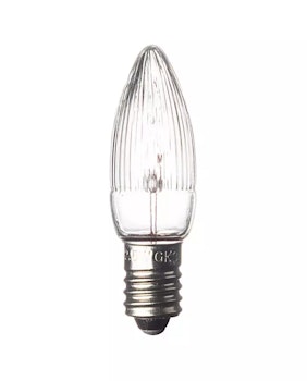 Julelys pære / E10 14V 16 armet lysestake / lenke 3pack