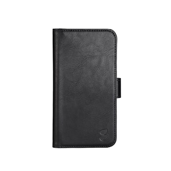 Lommebokdeksel iPhone 14 Pro | Kunstskinn | Sort