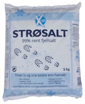 Strøsalt 5kg Rent fjellsalt