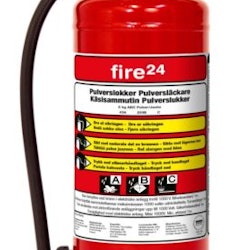 Brannslukker Pulver 6kg, Fire24 43A 233B