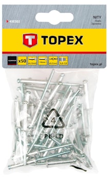 POPNAGLE 3,2x10mm 50pk Aluminium blindnagle