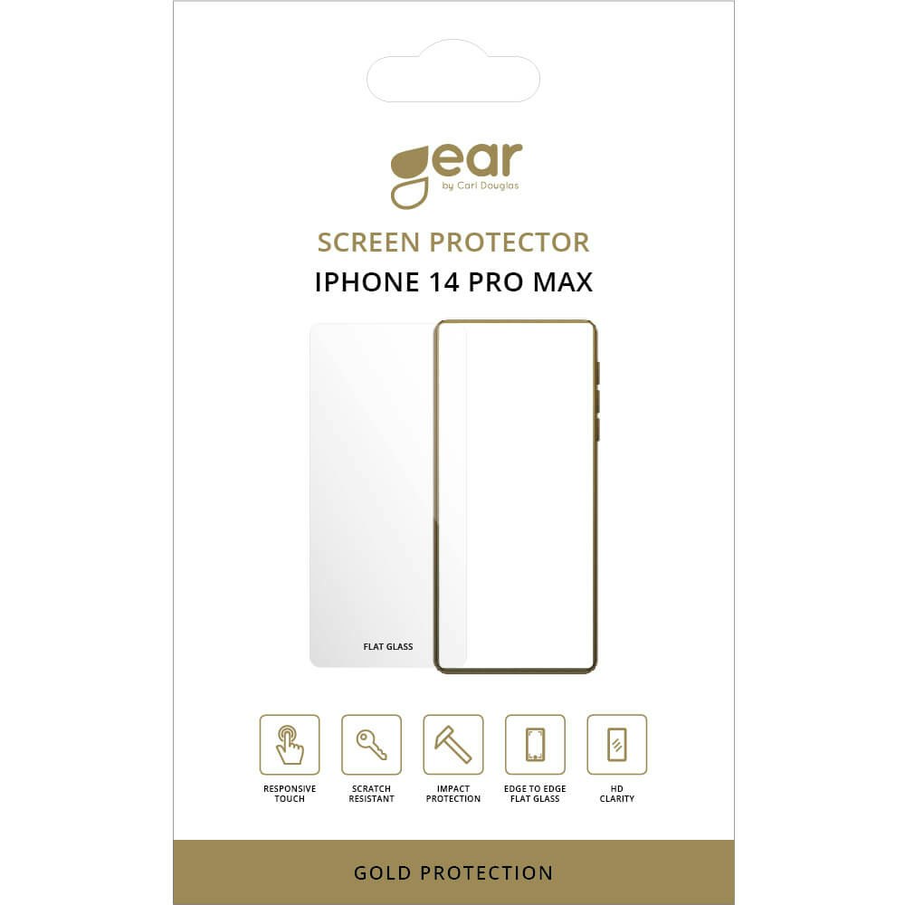Gear Skjermbeskyttelse 2.5D iPhone 14 Pro Max
