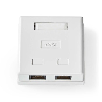Nettverksveggboks på vegg 2-Port UTP CAT6