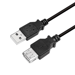 LOGILINK USB kabel Han - Hun 3m sort