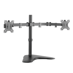 LOGILINK Dual monitor stand, 13–32", steel, arm length: each 460 mm