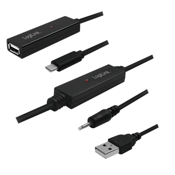 LOGILINK 40m USB 2.0 USB-C Han kabel til USB-A Hun