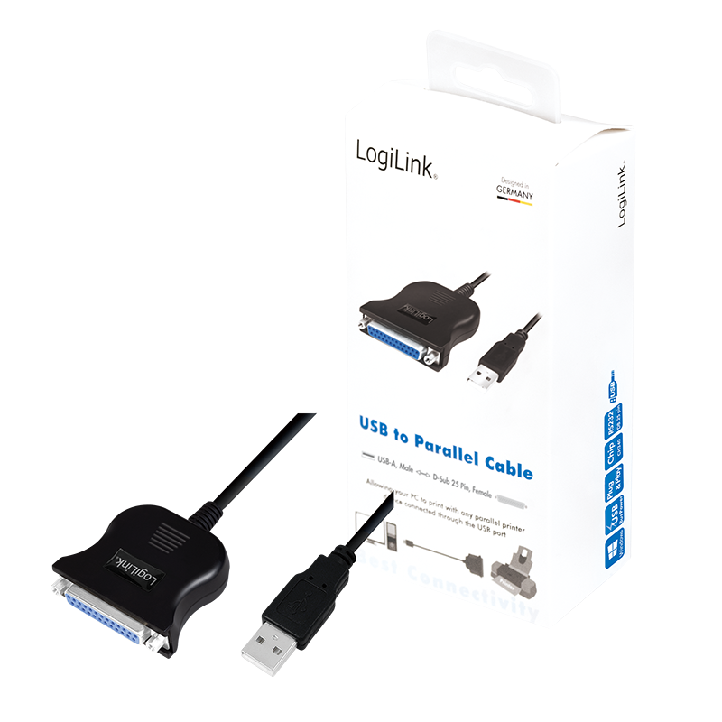 LOGILINK USB til Paralell Kabel 1,8m