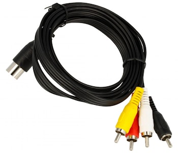 DIN 5pin han til 4x phono (RCA) han 1,2m