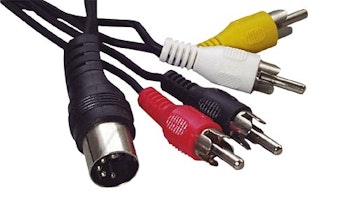 DIN 5pin han til 4x phono (RCA) han 1,2m
