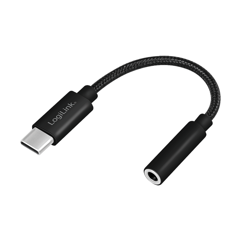 LOGILINK USB-C til 3,5mm minijack overgang 13cm - ITSHOP