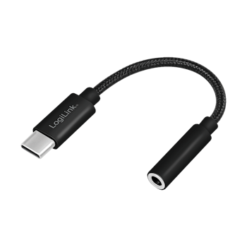 Logilink USB-C til 3,5mm minijack overgang 13cm