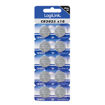 (SUPER PRIS) LOGILINK CR2025 3v 10stk i en pakke