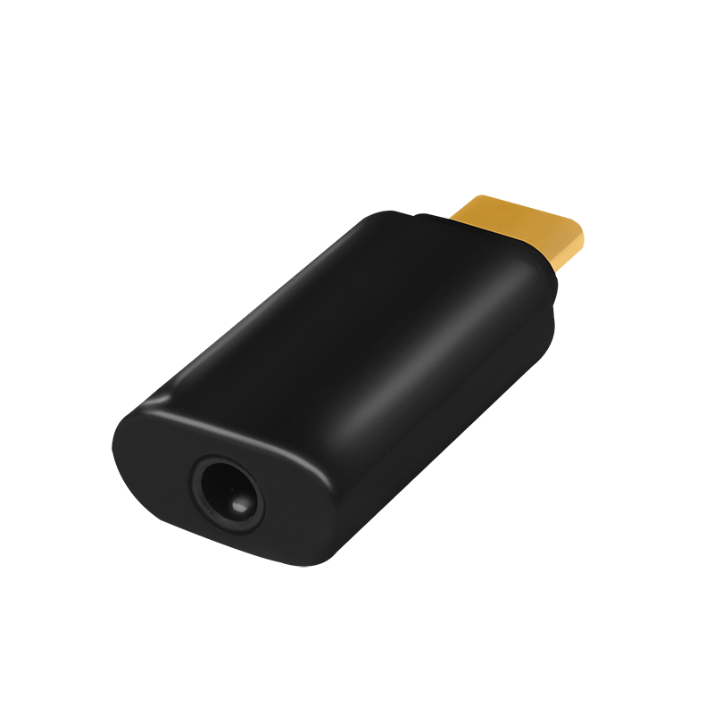 LOGILINK USB 3.2 lydadapter, USB-C/M to 3.5 mm/F, sort