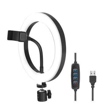 LOGILINK Smartphone ring light, Ø 20 cm