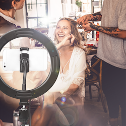 LOGILINK Smartphone ring light, Ø 20 cm