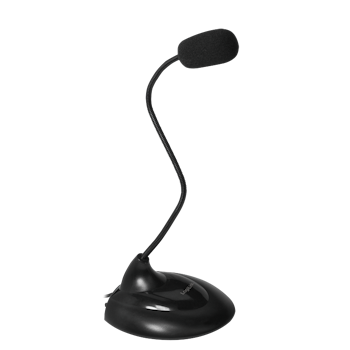 LOGILINK Microphone with stand and flexible neck