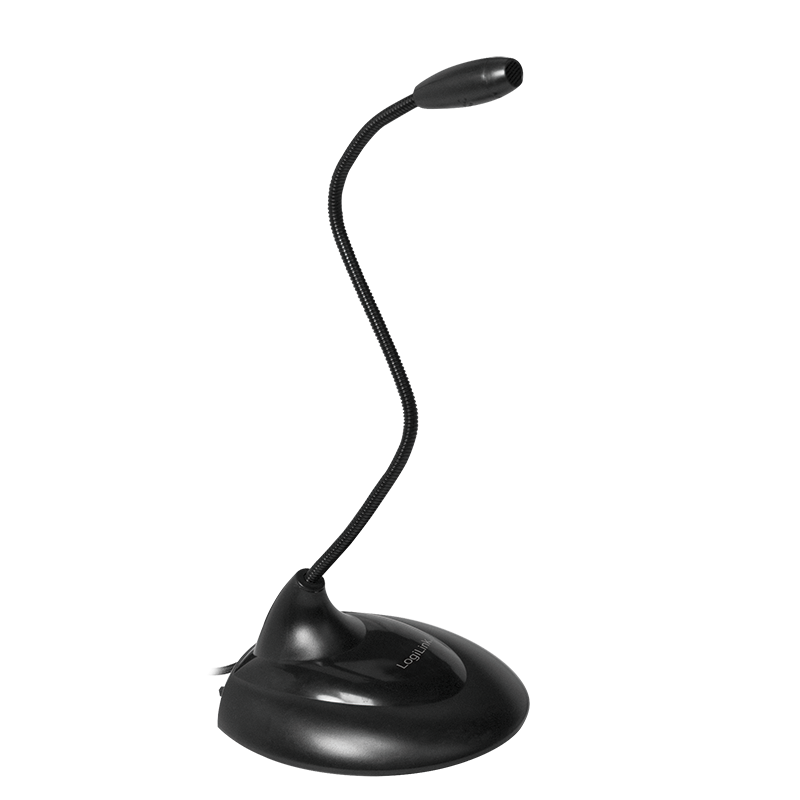 LOGILINK Microphone with stand and flexible neck