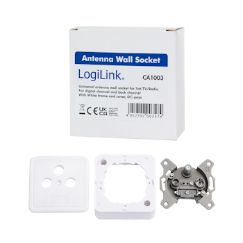 LOGILINK Antenna wall socket for Sat/TV/radio